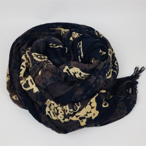 Sarong | Turtle Starfish Hibiscus Print - Picture 1 of 6